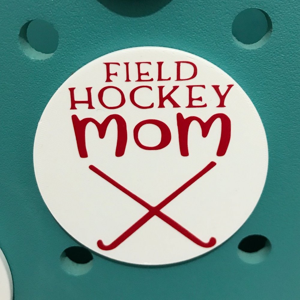 Field Hockey Mom Bogg Bag Bit Charm
